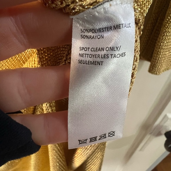 Milly Senna Metallic One-Shoulder Midi-Dress S - Picture 11 of 12